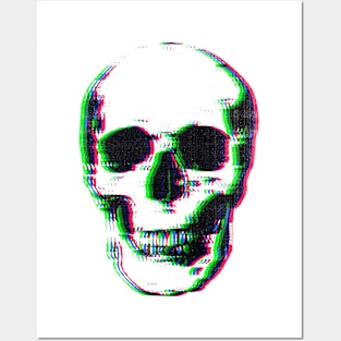 Trippy Skull Posters and Art